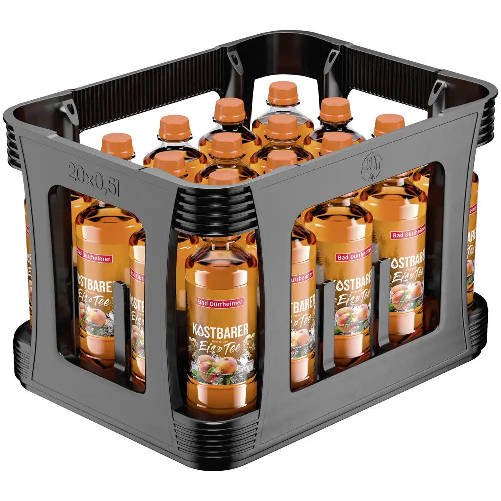Bad Dürrheimer Kostbarer Pfirsich-Eistee PET 20x 0,5 Liter (EINWEG)