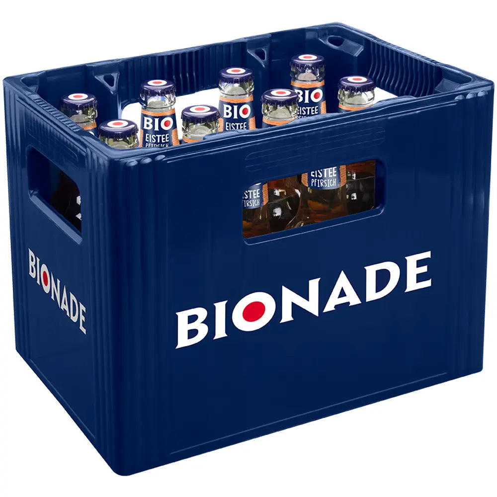 Bionade Eistee Pfirsich 12x 0,33 Liter (MEHRWEG)