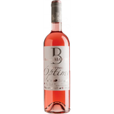 Eine Flasche Bodegas Alconde Óptimo Rosado 2024 mit einem weiß-silbernen Etikett ist vor einem hellen Hintergrund abgebildet.