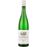 Auf weißem Hintergrund steht eine grüne Weinflasche mit der Aufschrift „Bründlmayer Riesling Zöbinger Heiligenstein 1ÖTW Erste Lage DAC 2020“, die für die renommierte Marke Bründlmayer aus dem Kamptal steht.
