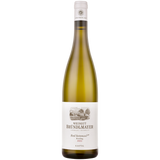 Eine Flasche Bründlmayer Riesling Ried Steinmassel 1ÖTW Erste Lage DAC 2022 mit weißem Etikett und goldenem Verschluss.