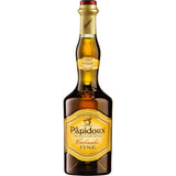 Pâpidoux Calvados Fine 40% 0,7 Liter von Pâpidoux - ein eleganter, hoher Apfelbrand mit goldenem Etikett - ist eine raffinierte Wahl als Digestif.