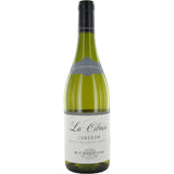 Eine Flasche M. Chapoutier La Ciboise Luberon Blanc AOC 2022, ein biodynamischer Weißwein aus der Region Luberon, mit einem weiß-silbernen Etikett von M. Chapoutier.