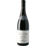 Eine Flasche M. Chapoutier La Ciboise Luberon Rouge AOP 2023, ein biodynamischer Rotwein von M. Chapoutier, mit dunklem Glas und weißem Etikett.