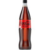 Eine Kiste Coca-Cola Zero Sugar 6x1L (MEHRWEG) - das erfrischende, zuckerfreie Getränk der Marke Coca-Cola im roten Label auf weißem Hintergrund.