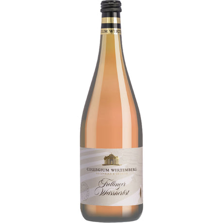 Eine Flasche Collegium Wirtemberg Trollinger Weißherbst 1L (MEHRWEG), von der Marke Collegium Wirtemberg.