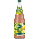 Dietz Guaven-Zitronen-Nektar 6x1L (MEHRWEG) kombiniert Guave und Zitrone zu einem exotischen Fruchtsaft-Ideal für einen erfrischenden Genuss.