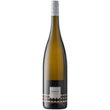 Eine hohe, braune Flasche mit silbernem Verschluss und weißem Etikett trägt die Aufschrift FJ Gritsch Grüner Veltliner Kalmuck Wachau DAC 2025 1,5L.