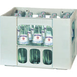 Eine Kiste Gerolsteiner Gourmet Sprudel 15x 0,5 Liter (MEHRWEG) Flaschen - erfrischendes Mineralwasser von Gerolsteiner.