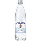 Gerolsteiner Mineralwasser PET 12x1L (MEHRWEG) bietet erfrischendes natürliches Mineralwasser aus der Vulkaneifel, in klaren Kunststoffflaschen mit weißem Etikett und blauem Verschluss.