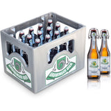 Eine Kiste Gruibinger Saukalt Bügel 20x0,33L (MEHRWEG) Flaschen von Gruibinger - ideal zum Teilen von knackigem, erfrischendem Bier.
