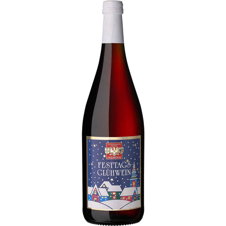 Eine Flasche Genossenschaftskellerei Heilbronn Glühwein Rot 1L (MEHRWEG), von der renommierten Genossenschaftskellerei Heilbronn.