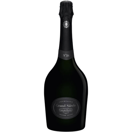 Eine Flasche Laurent-Perrier Champagner Grand Siecle No. 25 (0,75L), die die Eleganz und das Prestige des Champagners Grand Cru der renommierten Marke Laurent-Perrier widerspiegelt.