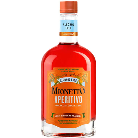 Mionetto Aperitivo alkoholfrei 0,5 Liter von Mionetto - mit orangefarbenem Etikett und Verschluss - ist perfekt für alkoholfreie Cocktails oder als erfrischender alkoholfreier Aperitif.