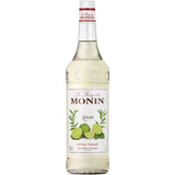 Monin Limette Sirup 1 Liter von Monin zeigt Limetten auf dem Etikett und ist ideal als Cocktailsirup oder erfrischender Limettensirup für Ihre Lieblingsdrinks.