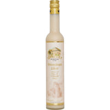Die elegante, gefrostete Flasche der Feinbrennerei Thomas Prinz Prinzalinen Marc de Champagne Trüffel Cream Likör (15%, 0,5L) ist mit einem goldenen Verschluss und einem dekorativen Etikett versehen und sorgt für ein köstliches Cremelikörerlebnis.