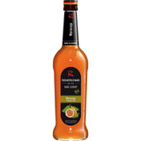 Eine 0,7-Liter-Flasche Riemerschmid Bar-Sirup Maracuja enthält einen leuchtenden Orangensirup, der sich ideal als fruchtige Cocktailzutat eignet.