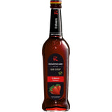 Riemerschmid Bar-Sirup Erdbeere 0,7 Liter: Dieser Erdbeersirup von Riemerschmid hat ein rotes Etikett mit einem Erdbeermotiv - ideal, um Ihren Getränken einen intensiven Erdbeergeschmack zu verleihen.