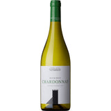 Flasche Schreckbichl Colterenzio Altkirch Chardonnay Alto Adige DOC 2025 aus Italien mit grünem Verschluss und einem Etikett mit einer Schlossillustration.