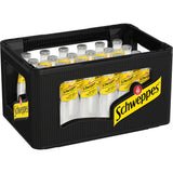 Eine Kiste Schweppes Indian Tonic Water 24x 0,2L (Mehrweg)-klassisches Tonic von Schweppes, ideal zum Mischen Ihres Lieblings-Gin Tonic.