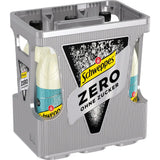Eine Kiste Schweppes Original Bitter Lemon Zero PET 6x 1 Liter (Mehrweg)-die zuckerfreie Bitterlimonade als prickelndes Erfrischungsgetränk.