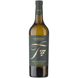 Eine Flasche Tement Weissburgunder Ton & Mergel Südsteiermark DAC 2024, ein mineralisch-trockener Weißwein mit dunkelgrünem Etikett.