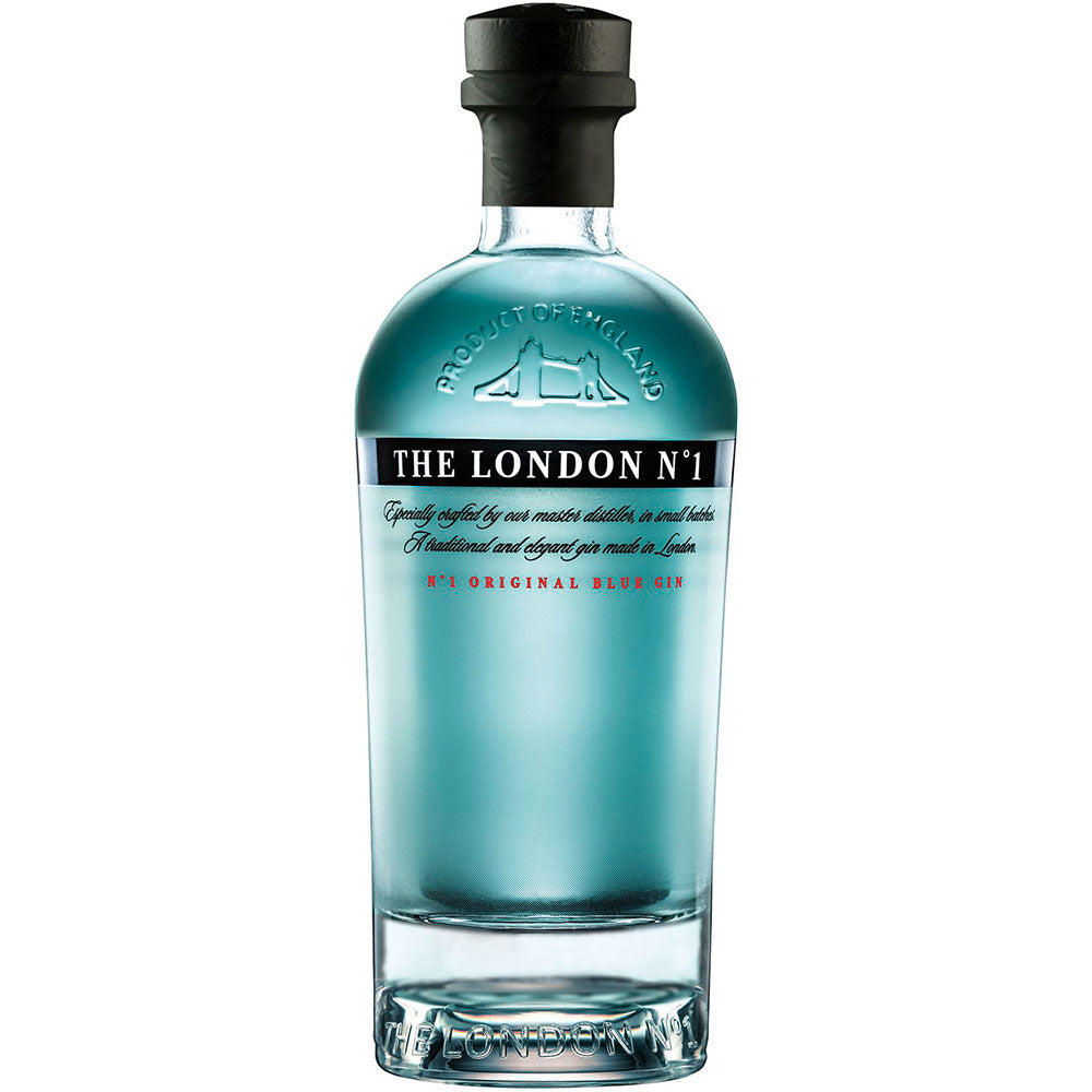 The London No. 1 Original Blue Gin 47% 0,7 Liter von The London No. 1 Gin zeichnet sich unter den London Dry Gins durch seine blau gefärbte Spirituose und sein stilvolles Etikett aus, was ihn zu einer raffinierten Premiumwahl macht.