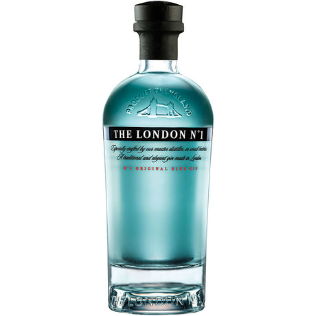 The London No. 1 Original Blue Gin 47% 0,7 Liter von The London No. 1 Gin zeichnet sich unter den London Dry Gins durch seine blau gefärbte Spirituose und sein stilvolles Etikett aus, was ihn zu einer raffinierten Premiumwahl macht.