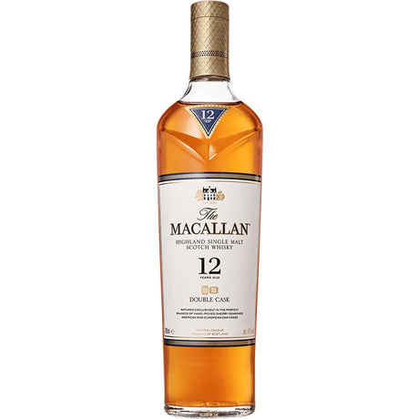 Der Macallan 12 Jahre Double Cask Single Malt Scotch Whisky 40% 0,7 Liter liefert die ausgewogenen, reichen Aromen, für die The Macallan bekannt ist.