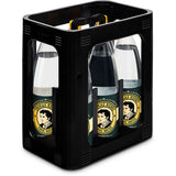 Schwarze Kiste mit sechs 1L-PET-Flaschen Thomas Henry Tonic Water (MEHRWEG) - der ideale Premium-Mixer von Thomas Henry für einen klassischen Gin Tonic.