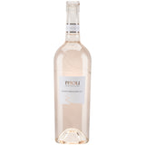 Eine klare Glasflasche mit dem Wein „Vigneti del Vulture Pipoli Rosato Basilicata IGP 2025“, versehen mit einem weißen Etikett und einer weißen Kappe, hergestellt aus der berühmten Aglianico-Traube.