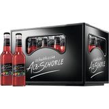 Die Zwiefalter Klosterbräu Zwiefalter Alb-Schorle Apfel-Johannisbeere (24 x 0,33L Mehrweg) bietet eine fruchtige rote Mischung aus Apfel und schwarzer Johannisbeere für einen erfrischenden Geschmack.